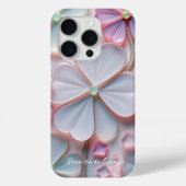 Lucky Clover Glas in lood Effect St Patricks Day Case-Mate iPhone Case (Achterkant)