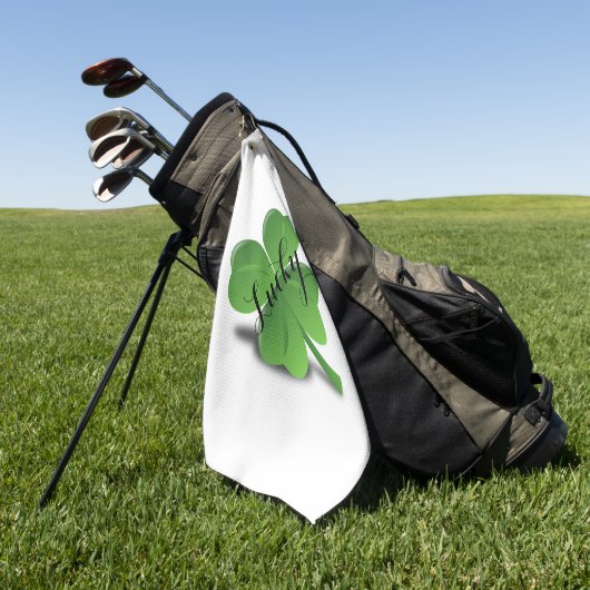Lucky Clover Golfhanddoek (Groen)