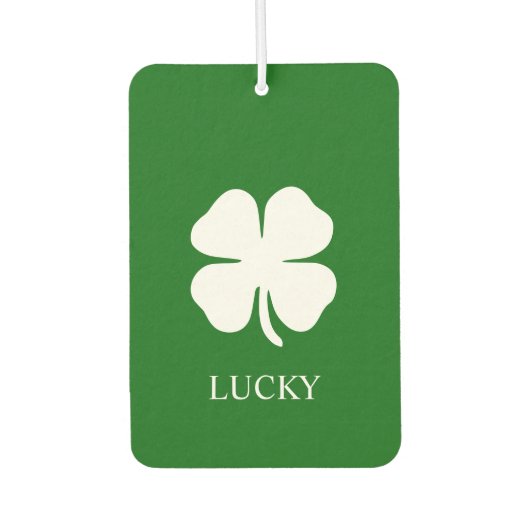 Lucky Clover Green Irish St Patrick's Luchtverfrisser (Voorkant)