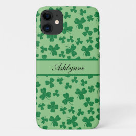 Lucky Clover Green persoonlijke iPhone/iPad-draagt Case-Mate iPhone Case
