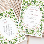 Lucky Clover & Hearts Vrijgezellenfeest Kaart