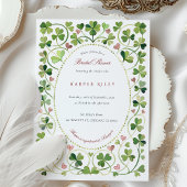 Lucky Clover & Hearts Vrijgezellenfeest Kaart