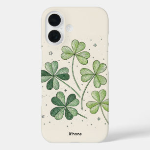 Lucky Clover iPhone 16 Hoesje