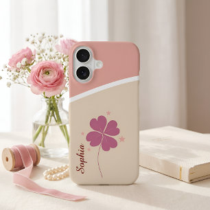 Lucky Clover iPhone Hoesje – Een Zoete Cadeau voor iPhone 16 Hoesje