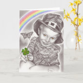 Lucky Clover Kaart (Gele Bloem)