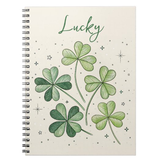 Lucky Clover Lucky Notitieboek (Voorkant)
