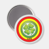 Lucky Clover Magnet (Voorkant / Achterkant)