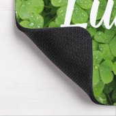 Lucky clover natuur mousepad muismat (Hoek)