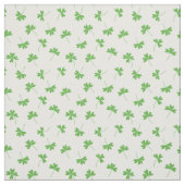 Lucky Clover op Wit Stof (Swatch)