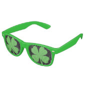 Lucky Clover Party Shades Retro Zonnebril (Gekanteld)