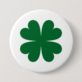 Lucky Clover Patches & Buttonnen Ronde Button 7,6 Cm