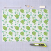 Lucky Clover Pattern - Groene Shamrock Tissuepapier (Craft)