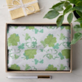 Lucky Clover Pattern - Groene Shamrock Tissuepapier (Geschenk)