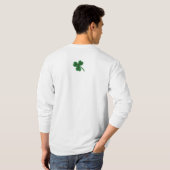 Lucky Clover Pipe - St. Patrick's Day T-shirt (Achterkant volledig)