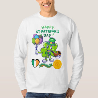 Lucky Clover Pipe - St. Patrick's Day T-shirt