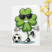 Lucky Clover Pretkaart Kaart (Gele Bloem)