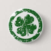 Lucky Clover Ronde Button 5,7 Cm (Voorkant)