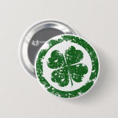 Lucky Clover Ronde Button 5,7 Cm (Voorkant /achterkant)