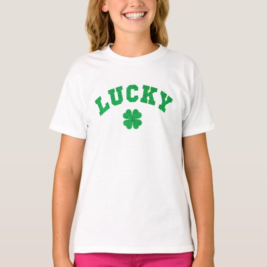 Lucky Clover Saint Patricks Dag T-shirt (Voorkant)
