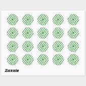 Lucky clover Saint Patrick's Ronde Sticker (Vel)