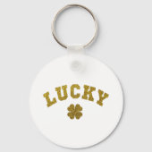Lucky Clover Saint Patricks Sleutelhanger (Voorkant)