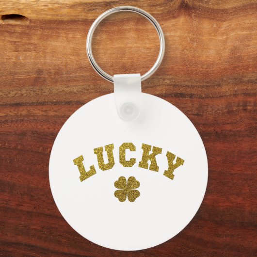 Lucky Clover Saint Patricks Sleutelhanger (Voorkant)