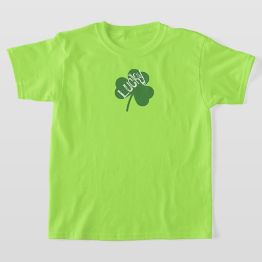 Lucky clover Saint Patrick's T-Shirt (Laagn)