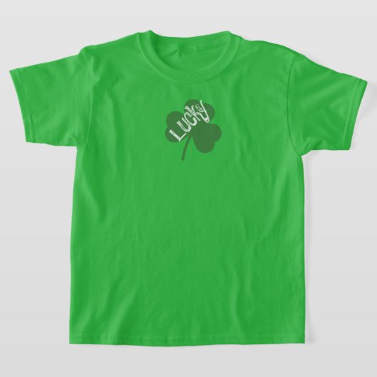 Lucky clover Saint Patrick's T-Shirt (Laagn)
