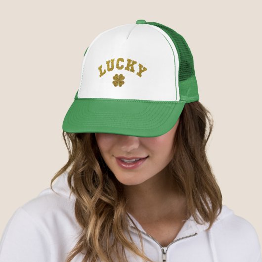 Lucky Clover Saint Patricks Trucker Pet (In situ)