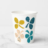 Lucky Clover Shamrock St Patrick's day Papieren Bekers (Achterkant)