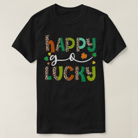 Lucky Clover Shamrock T-shirt (Design voorkant)