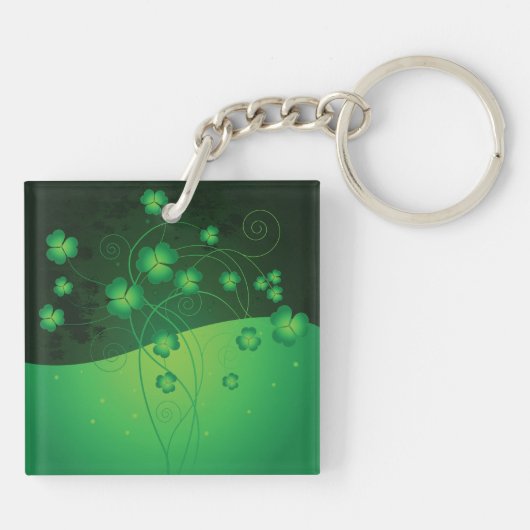 Lucky Clover Sleutelhanger (Achterkant)