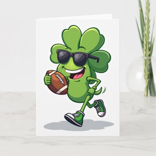 Lucky Clover Sport Fun Kaart (Voorkant)