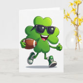 Lucky Clover Sporty Cool Kaart (Gele Bloem)