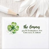 Lucky Clover | St. Patrick | Retouradres Etiket (Insitu)