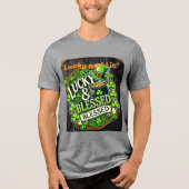 Lucky Clover St. Patrick’s Day T-shirt – Ierse Sha (Voorkant)