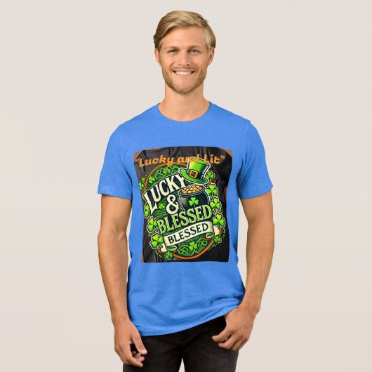 Lucky Clover St. Patrick’s Day T-shirt – Ierse Sha (Voorkant volledig)