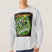 Lucky Clover St. Patrick’s Day T-shirt – Ierse Sha (Voorkant)