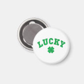 Lucky Clover St. Patrick's Dag Magneet (Voorkant / Achterkant)