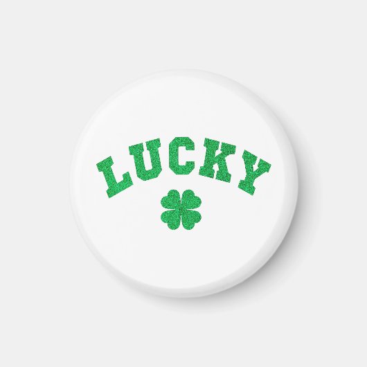Lucky Clover St. Patrick's Dag Magneet (Voorkant)