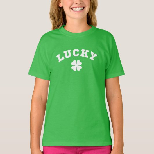 Lucky Clover St. Patrick's Dag T-shirt (Voorkant)