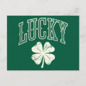  Lucky Clover St Patrick's Day Briefkaart (Voorkant)