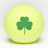 Lucky Clover St Patricks Day Green Shamrock Tennisballen (Voorkant)