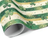 Lucky Clover St. Patrick's Day inpakpapier (Rol Hoek)