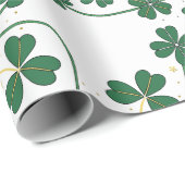 Lucky Clover St. Patrick's Day inpakpapier (Rol Hoek)
