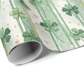 Lucky Clover St. Patrick's Day inpakpapier (Rol Hoek)