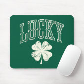 Lucky Clover St Patrick's Day Muismat (Met muis)