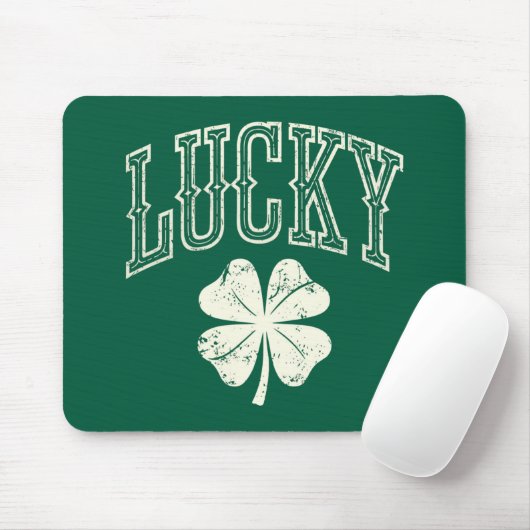 Lucky Clover St Patrick's Day Muismat (Met muis)
