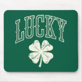  Lucky Clover St Patrick's Day Muismat (Voorkant)