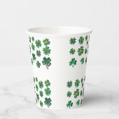 Lucky Clover St. Patricks Day Papieren bekers (Links)